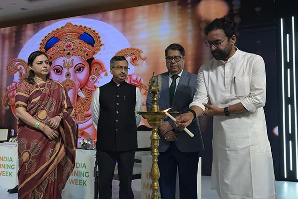 VIP opening ceremony at India Mining Week